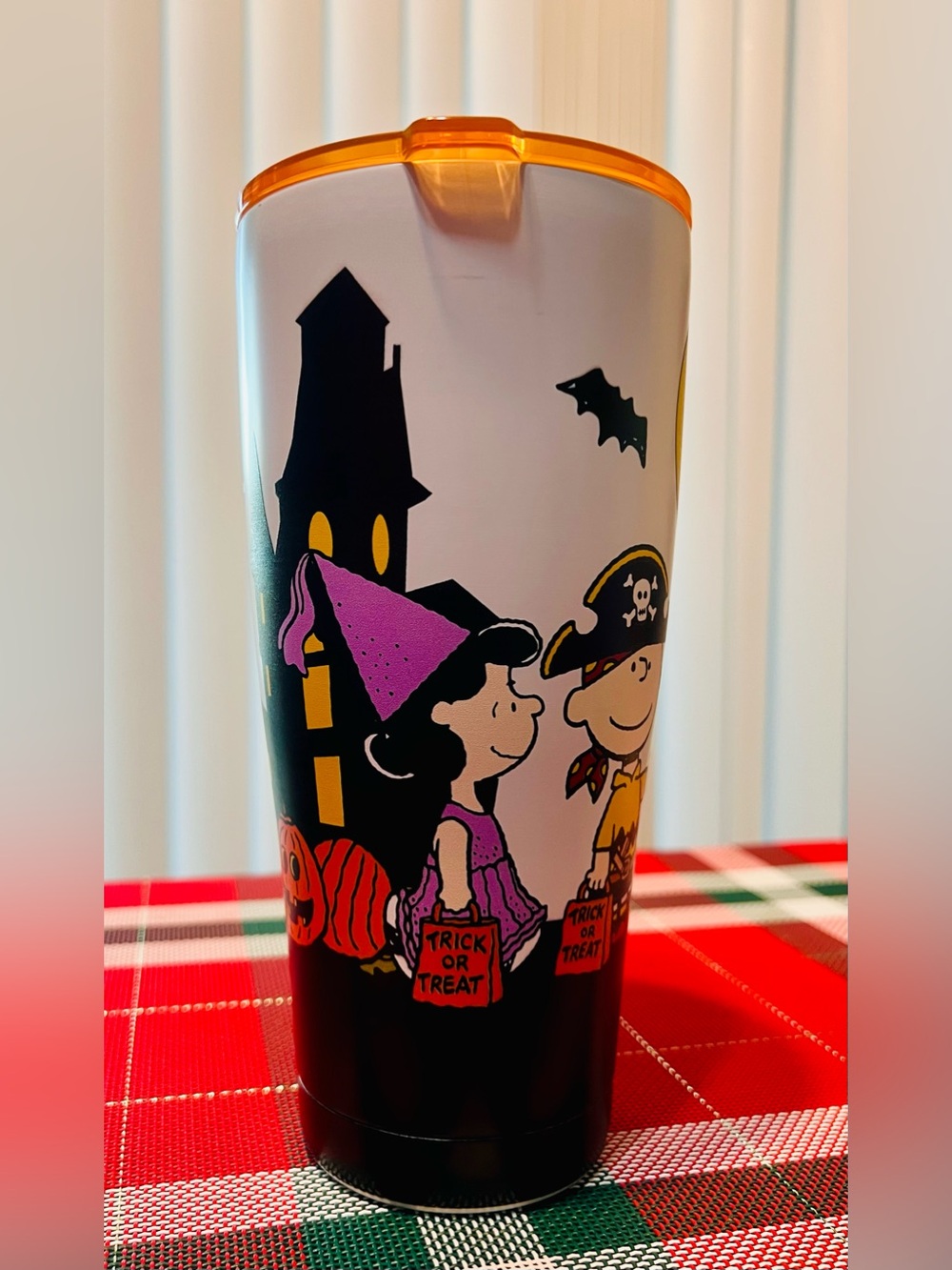 Peanuts - Snoopy and Friends Halloween stainless steel tumbler